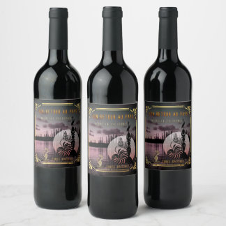 Etiket voor Bouteilles De Vin Batch