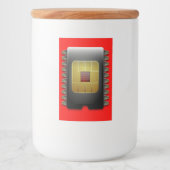 Etiket voor chip Food Container (Voorkant)