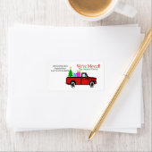 Etiket voor drie en drie kerst (Insitu)