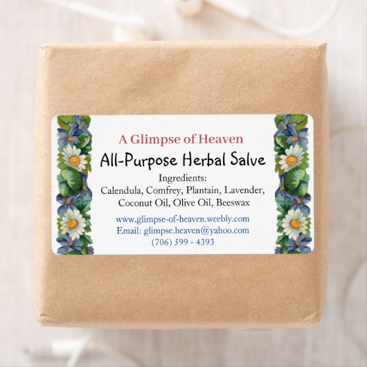 Etiket voor een fles zoutoplossing (Insitu)