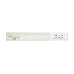 Etiket voor eerste communiqué - Mint & Gold