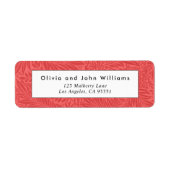 Etiket voor fleskleurig rood flesje (Voorkant)