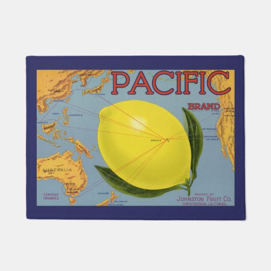 Etiket voor  fruit deurmat (Voorkant)