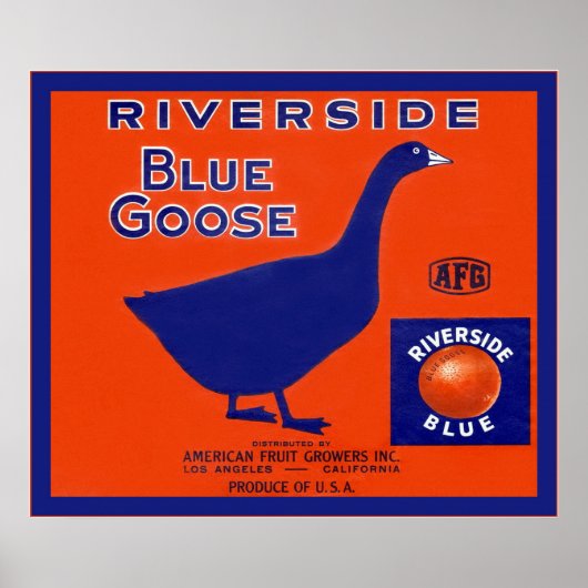 Etiket voor fruit poster (Voorkant)