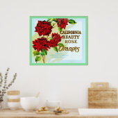 Etiket voor fruit poster (Keuken)