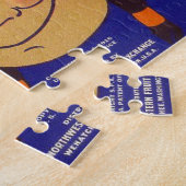 etiket voor fruitkratten 7 Jigzaag Puzzle Legpuzzel (Zijkant)