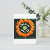 Etiket voor  fruitkratten briefkaart (Staand voorkant)