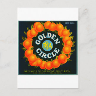 Etiket voor fruitkratten briefkaart