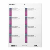 Etiket voor gebilde verzending (Full Sheet)