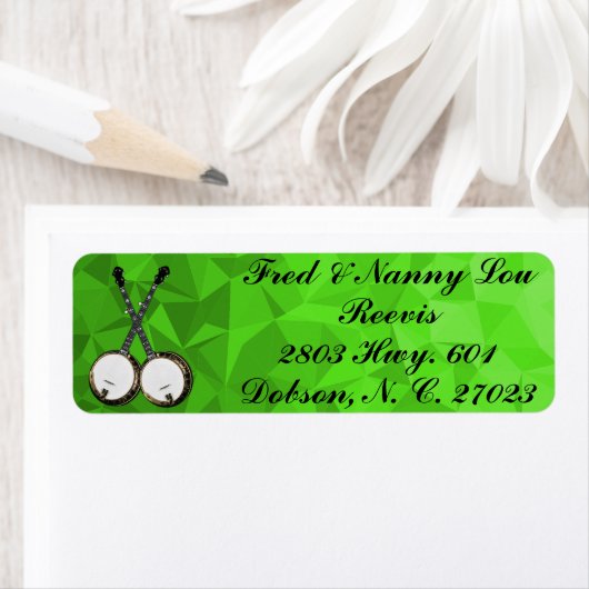 ETIKET VOOR GEKROESDE BANJOS (Insitu)