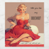 Etiket voor gepersonaliseerde  bruidsschat (Enkel label)