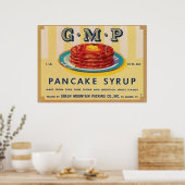 Etiket voor gmp-pantserstroop poster (Keuken)