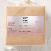 Etiket voor goudglitter voor professioneel roos (Insitu)