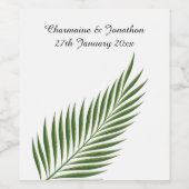 ETIKET VOOR GREEN FERN  WIJN (Enkel label)