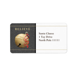 Etiket voor grote adressen, JINGLE BELL Kerstmis