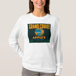 Etiket voor grote coupes - Coulee, WA T-shirt