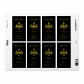 Etiket voor grote weddenschappen (goud) (Full Sheet)