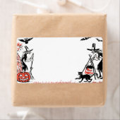 Etiket voor halloween-heks (Insitu)