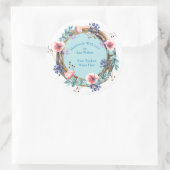 Etiket voor handgemaakte objecten Rustisch wijngaa (Tas)