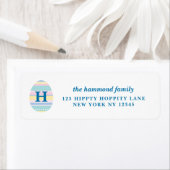 Etiket voor het postadres van de aster (Insitu)