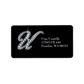 Etiket voor het U-script "Diamond Bling" (Voorkant)