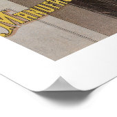 Etiket voor internationaal bakpoeder poster (Hoek)