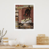 Etiket voor internationaal bakpoeder poster (Keuken)