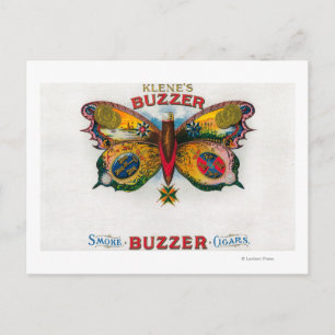 Etiket voor kaartendoos Buzzer Briefkaart