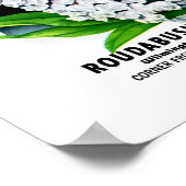 Etiket voor kaartenpitten poster (Hoek)