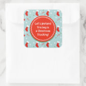 Etiket voor kerstcadeautjes (Tas)