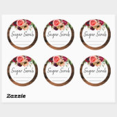  etiket voor met de hand vervaardigde suikerbiet (Vel)