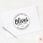 Etiket voor olijven (Envelop)