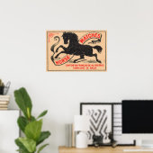 Etiket voor  paarden poster (Thuiskantoor)