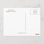 Etiket voor perenfruit  briefkaart (Achterkant)