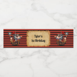 Etiket voor piraatflesje