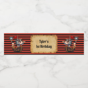 Etiket voor piraatflesje