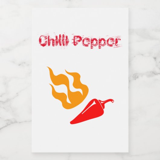 Etiket voor potjes (Enkel label)