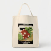 Etiket voor Radish Seed Packet Tote Bag (Voorkant)