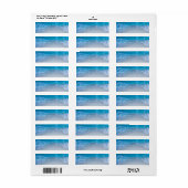 ETIKET VOOR TERUGDRANK : NATUUR : OCEAN (Full Sheet)