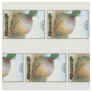 Etiket voor turnip-zaadverpakking stof