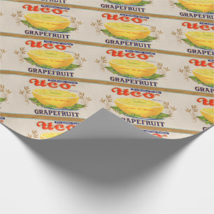 Etiket voor Uco-merk Grapefruits uit 1930 Cadeaupapier