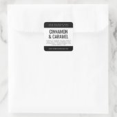 Etiket voor verpakking van moderne sojafandel (Tas)