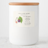 Etiket voor vijgenjam met ingrediëntenlijst (Voorkant)