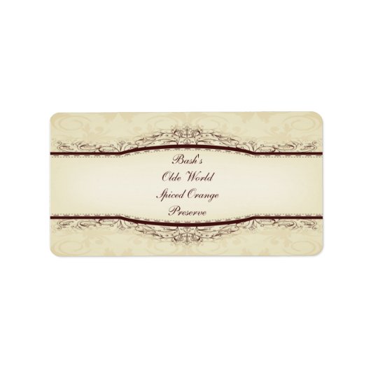 Etiket voor voedingspotten (Voorkant)