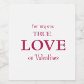 Etiket voor voedsel en drank (Enkel label)