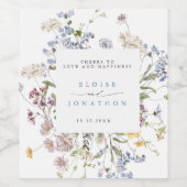 Etiket voor voedsel en drank (Enkel label)