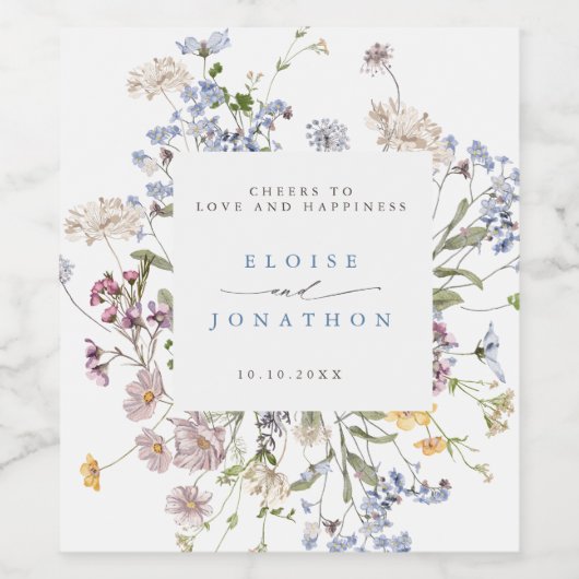 Etiket voor voedsel en drank (Enkel label)