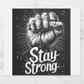 Etiket voor voedsel en drank (Enkel label)