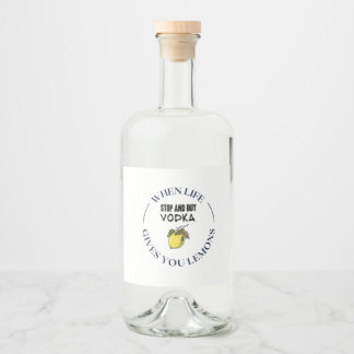 Etiket voor voedsel en drank