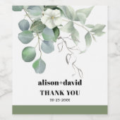 Etiket voor voedsel en drank (Enkel label)